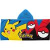Northwest Pokemon Bounce and Bolt - Telo da spiaggia con cappuccio, 53,3 x 129,5 cm