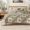 Great Bay Home Lodge Copriletto matrimoniale per bambini con 1 federa, reversibile, per tutte le stagioni, collezione Stonehurst.