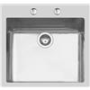 FOSTER Lavello Cucina 1 Vasca da Incasso Larghezza 56 cm materiale Acciaio Inox finitura Spazzolato - 2272 050 KE Q4