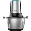 Cecotec Tritatutto ChopBeat 2000 Vindaloo Glass, 500W di Potenza, Tritura, Taglia e Affetta, Lama con 4 Lame in Acciaio Inossidabile, 2 Velocità, Ciotola in Vetro da 500g