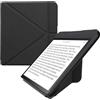 kwmobile Custodia Pieghevole Compatibile con Kobo Forma Cover - Cover Magnetica Pelle PU eReader con Stand - nero