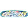 GUZZINI Vassoio Rettangolare Piccolo Flower & Lemon 39,5 x 16,5 x 2,5 Melamina Table Decor