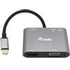 Equip Docking station Equip 100W per computer USB 3.2 Tipo C Nero/Grigio [133483]