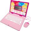 LEXIBOOK JC598DPi1 Disney Prinzessinnen Lern- und Zweisprachiger Laptop Französisch/Englisch mit 124 Aktivitäten: Mathematik, Daktylografie, Logik, Uhrlesen, Spiele und Musik Spielen