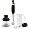 Smeg Frullatore ad immersione Nero Kit Completo HBF03BLEU