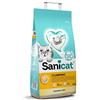Sanicat - Lettiera per gatti agglomerante senza profumo | A base di minerali naturali per garantire il controllo dei cattivi odori | Assorbe l'umidità e facilita la pulizia