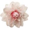dekora - Fiore Gigante Commestibile in Ostia 12,5 cm - Dalia Rossa - Senza Glutine - Decorazioni per torte per compleanni, matrimoni, battesimi e comunioni