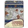 Tex family Telo ARREDO COPRITUTTO Gran Foulard COPRILETTO COPRIDIVANO Tessuto (1 Piazza, Edera Blu)