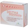 DELTHA PHARMA Srl Deltha Mannosio Integratore Alimentare, 20 Bustine 60g, D-Mannosio, Nucleotidi Ribolife, Mirtillo Rosso