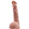 BAILE Dildo realistico 24 cm color carne vibrante con ventosa