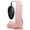 BAILE Dildo realistico con funzione vibrante rotante con ventosa