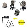 Foppapedretti Trio Foppapedretti TicToc con Borsa + OMAGGIO Base Rek i-Size, Stand Elevo e Adattatori Desert