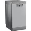BEKO - BDFS26020XQ - Lavastoviglie Slim, Classe E, 10 coperti, Display Digit, Colore Inox, 46dBA, Consumo d'Acqua per ciclo 8,7 litri