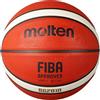 Molten Pallone da basket BG2010 approvato dalla FIBA, in gomma di alta qualità con cuciture profonde, per interni ed esterni, taglia 6, adatto per ragazzi di età 12, 13, 14 anni, ragazze dai 14 anni
