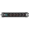 Brennenstuhl BS-1951160100-Base Tomas mult. Prem.3m 6T Negro