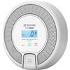 X-Sense Rilevatore di Monossido di Carbonio Autonomo con Display Digitale, Sensore Preciso con Una Durata di Vita di 10 Anni, Certificato e EN 50291, CO03D
