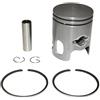 cyclingcolors Pistone e fasce elastiche moto ciclomotore motore 50cc compatibile con MBK niro ovetto Yamaha Aerox Neos Malaguti F12 D 40mm