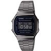 Casio Orologio Uomo Casio A168WEGG-1BEF Nero Argentato (Ã˜ 36 mm) (Ã˜ 38 mm) A168WEGG-1BEF