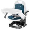 Peg Perego Rialto Alzasedia Pappa, Sedia Bimbi Portatile e Regolabile, Chiusura Compatta, Vassoio Rimovibile, Seggiolone da Viaggio per Bambini da 6 Mesi a 3 Anni (0-15 kg), Petrolio