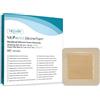 MedVanceTM Silicone - Schiuma adesiva in silicone bordata Dimensioni 10 cm x 10 cm (imbottitura 7 cm x 7 cm), confezione da 5 medicazioni