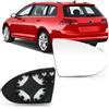D-Lumina Adatto per Golf 7 Vetro Specchietto Sostituzione,V-W Retrovisore Riscaldabile, Specchio di Vetro di Retromarcia,Riscaldabile Asferico con Piastra di Supporto-OEM: （5G0857522）Destro