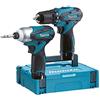 Makita ENSEMBLE DE 2 MACHINES MAKITA 10,8 V LI-ION 1,3 AH (DF330D + TD090D) - LCT204J