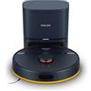 Philips HomeRun serie 2000: 2-in-1 Robot aspirapolvere e lavapavimenti con 2700Pa di aspirazione & 130min autonomia, navigazione laser, stazione auto-svuotamento, controllo app, Blu Notte (XU2100/10)