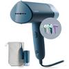 Philips Serie 3000 Stiratrice verticale a vapore - 1000 W, 20 g/min di vapore, Serbatoio dell'acqua estraibile da 100 ml, Piastra in plastica, Blu (STH3000/20)