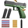 DAZZTIME Pistola Giocattolo,Pistola Giocattolo a Proiettile Morbido,Giocattolo di Schiuma Blaster,Giocattolo Blaster Proiettile in Schiuma Morbida,Soft Bullet Toy Gun,Regali di Compleanno per 14+