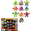HTI Stretcherz Mini Stretch Squad Confezione da 10 giocattoli Fidget | Giocattolo squishy calmante e antistress, antiansia e calmante | Set da gioco sensoriale | Riempitrici per sacchetti da festa per
