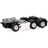 Herpa Telaio motrice con rivestimento telaio 3 assi (6x2) Iveco S-Way (2 pezzi), in scala 1:87, modello in miniatura, plastica