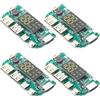 GERUI Power Bank Board 18650 Dual USB 5 V 2,4 A, modulo mobile 18650 al litio con sovraccarico, protezione da cortocircuito, scheda USB fai da te