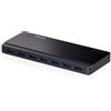 TP-Link USB 3.0 Micro B 7-Port Hub with 12V/2.5A Power Adapter and 1m USB3.0 Cable, Compatible with Windows, Mac OS X and Linux systems (UH700), Black