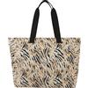 FREDDY BORSA SHOPPER IN CANVAS ANIMALIER CON ZIP