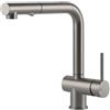GESSI miscelatore rubinetto da cucina girevole con doccetta estraibile doppio getto 60600 ACCIAIO - 60600-239