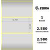 Zebra Etichette Zebra - Z-Ultimate 3000T Silver, formato 51 x 25
