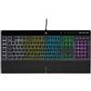 Corsair TECLADO (INGLES) CORSAIR K55 RGB PRO GAMING BACKLIT ZONED RGB LED RUBBERDOME - N