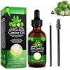 AONAT Olio di Ricino della Giamaica,Puro e Naturale,Olio Idratante per la Crescita dei Capelli,Riparazione delle Doppie Punte,Cura del Cuoio Capelluto e della Barba,60ml