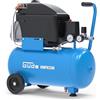Güde Compressore 231/10/24 (lubrificato ad olio, max. 10 bar, 1500 W, caldaia 24 l, potenza di aspirazione 206 l/min, riduttore di pressione, 2 manometri, valvola di sicurezza, vite di scarico della