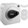 Green Blue GB405 - Asciugatrice elettrica 830 W, fino a 3 kg, adatto per vestiti, autoportante o a parete, cinque programmi di asciugatura (asciugatrice + 1 set di filtri)