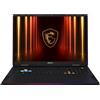 MSI Raider A2XWIG-067IT Intel Core Ultra 9 285HX Computer portatile 45,7 cm (18") UHD+ 64 GB DDR5-SDRAM 4 TB SSD NVIDIA GeForce RTX 5080 Wi-Fi 7 (802.11be) Windows 11 Pro Nero - 9S7-182462-067 495465