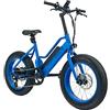 Highphoria Bici Elettrica Bambini 20 Pollici, Mountain Bike Elettrica E Bike 7 Velocità, Motore Potente 48V 250W 80Nm, 25 km/h, Autonomia di 100 km (Blu-Blu)