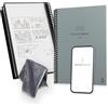 Rocketbook Core Quaderno a Spirale Riutilizzabile, Formato Executive 15 cm x 22,4 cm, Grigio - Pagine Puntinate, Connessione App, Copertina Resistente, Ideale per Scuola, Lavoro e Progetti Creativi
