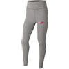 Nike CU8248-094 G NSW FAVORITES GX HW LEGGING Leggings Bambina carbon heather/(fireberry) M
