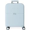 Pepe Jeans Accent Valigia da cabina blu 40x55x20 cm ABS rigido Chiusura TSA integrata 37L 3,22 kg 4 doppie ruote Bagaglio a mano