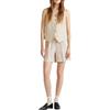 United Colors of Benetton Bermuda 4AGHD901T Pantaloni, Beige, M Donna
