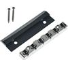 KAISH Dado per Chitarra in Acciaio Inox con Rullino per Chitarra Elettrica, Stile Strat/Stratocaster