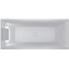Riho Still Square LED vasca da bagno rettangolare 170x75 cm bianco B100004005