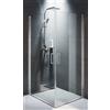 Riho Novik box doccia 100x80 cm rettangolare cromo lucida/vetro trasparente G003023120