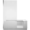 Duravit Shower&Bath vasca da bagno angolare 170x75 cm sinistra 700454000000000